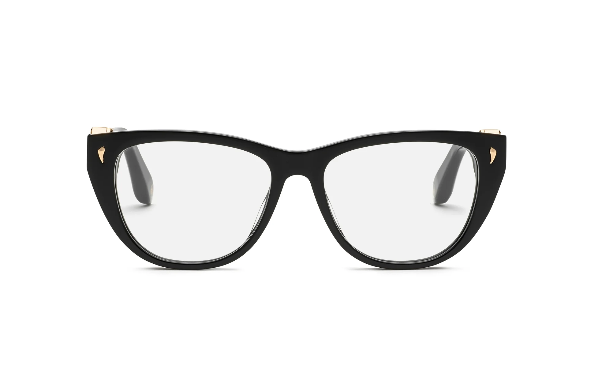 Roberto Cavalli VRC045 0700 Eyeglasses Shiny Black 54mm Women 2
