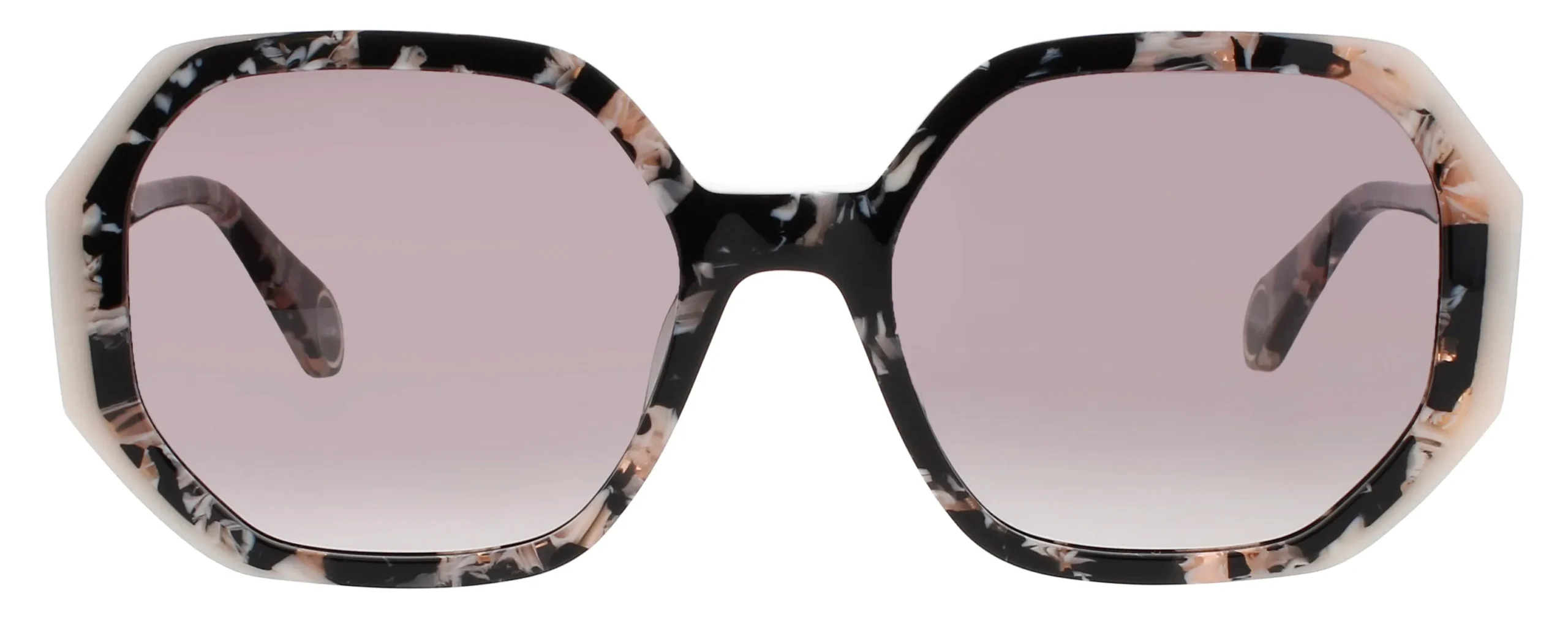 Woow SUPER-VISION-2 0503 Sunglasses Black And Rose Marble 53mm Women 2