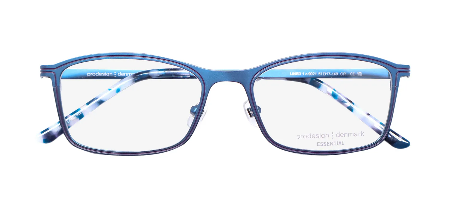 ProDesign Denmark Lined 1 9021 Eyeglasses Blue 51mm Women 2