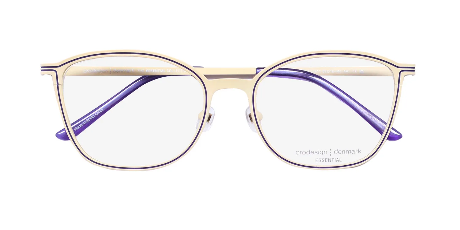ProDesign Denmark Lined 2 1411 Eyeglasses Ivory 53mm Women 2