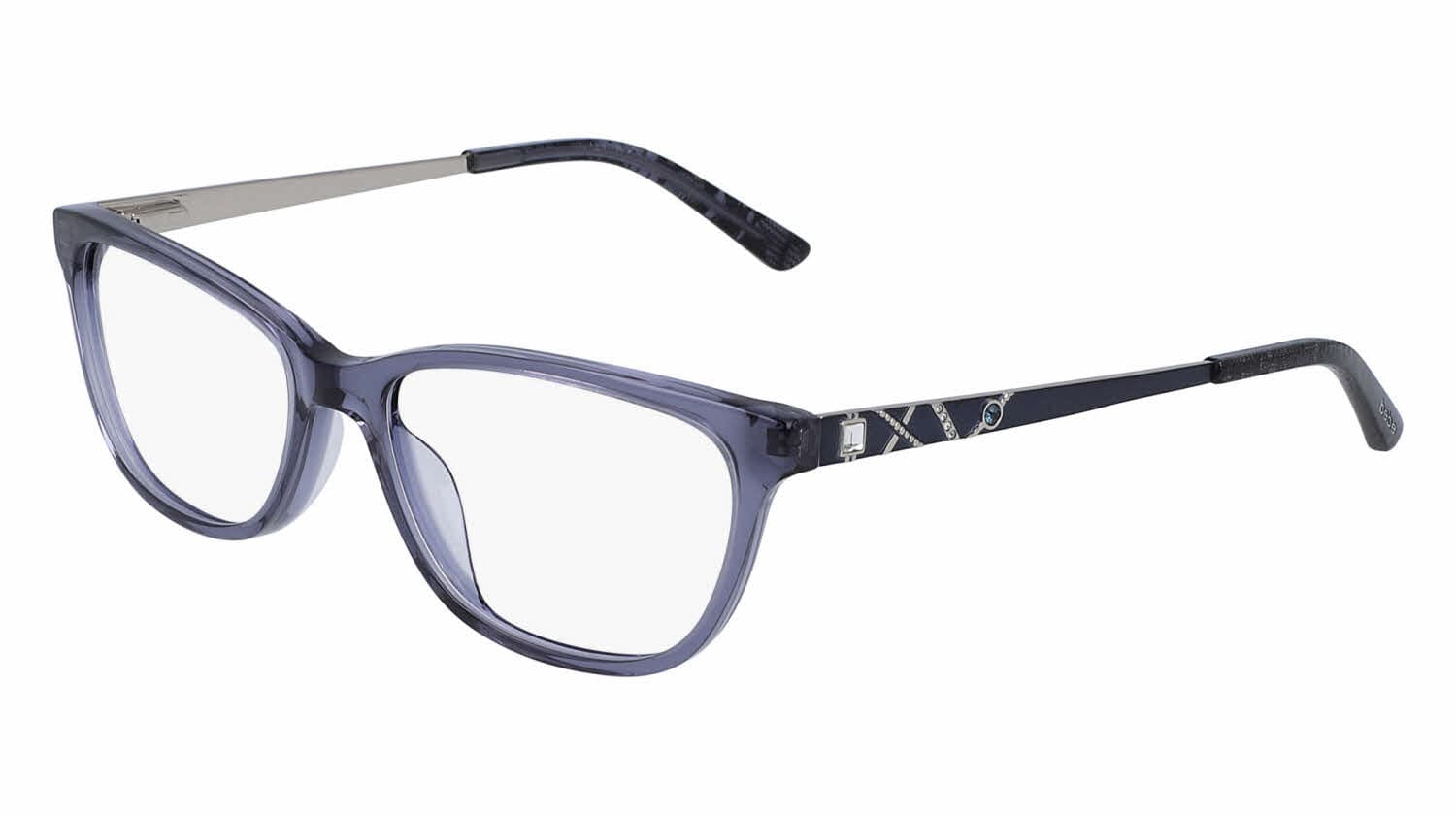 Bebe 5170 400 Eyeglasses Blue Crystal 53mm Women