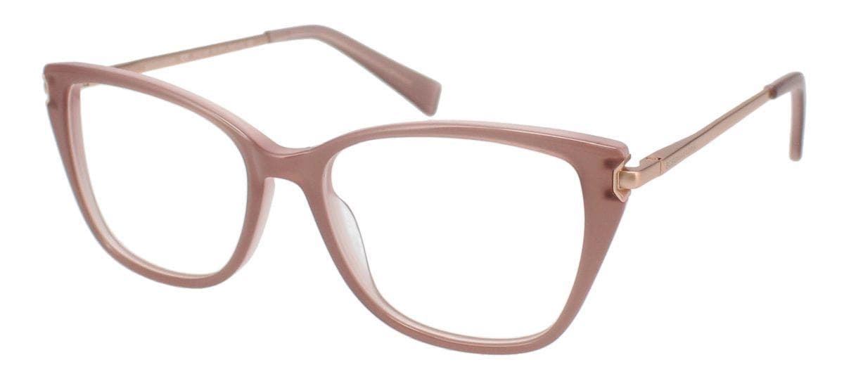 BCBGMAXAZRIA Aveline Eyeglasses Blush Laminate 54mm Women