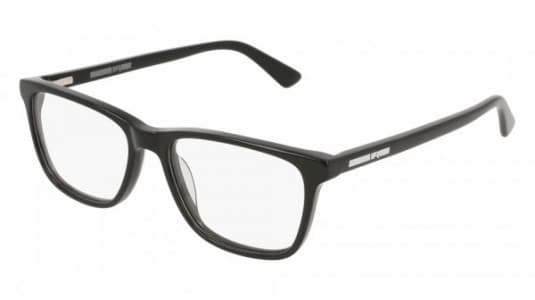 McQ MQ0120OP 001 Eyeglasses Black 50mm Unisex