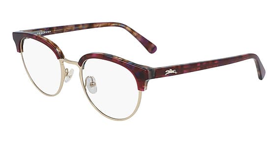 Longchamp LO2126 513 Eyeglasses Marble Purple 49mm Women