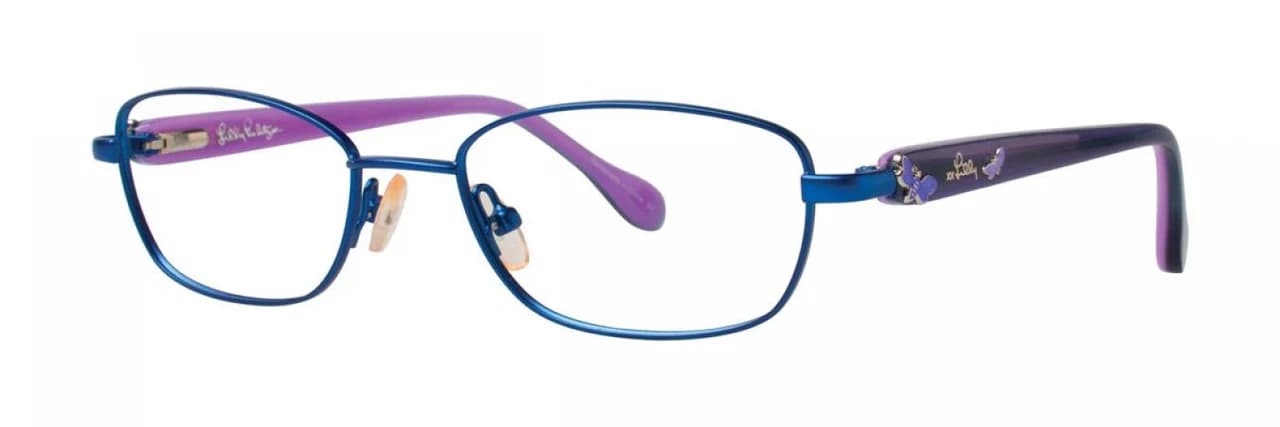 Lilly Pulitzer Coraline Eyeglasses Navy 45mm Kids