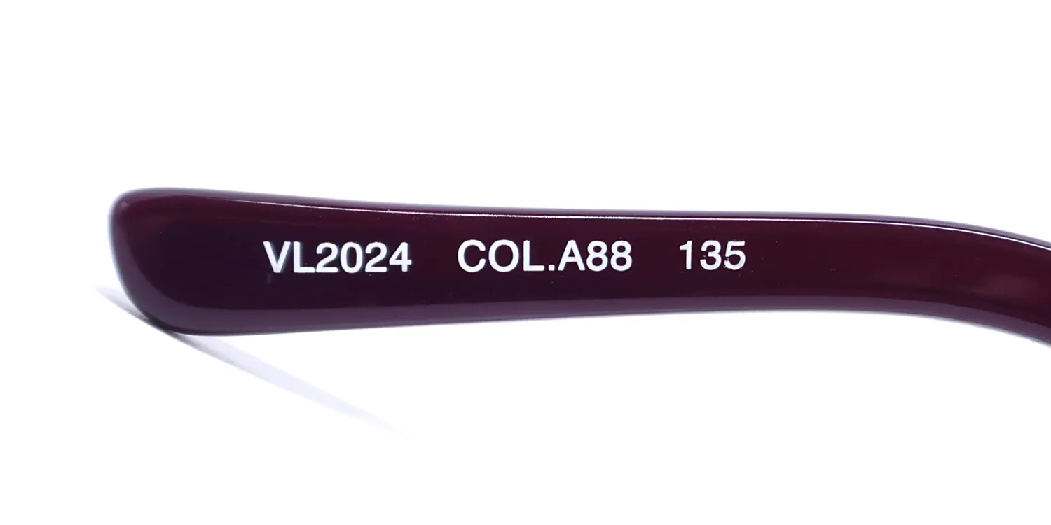 Lozza Vl2024 a88 Eyeglasses Lilac 51mm 8