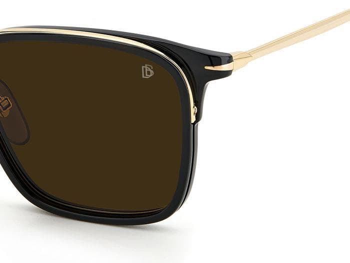 David Beckham DB7065/F/S 0RHL Sunglasses Gold Black 56mm Men 3