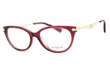 Coach 0HC6245U 5824 Eyeglasses Transparent Burgundy 53mm