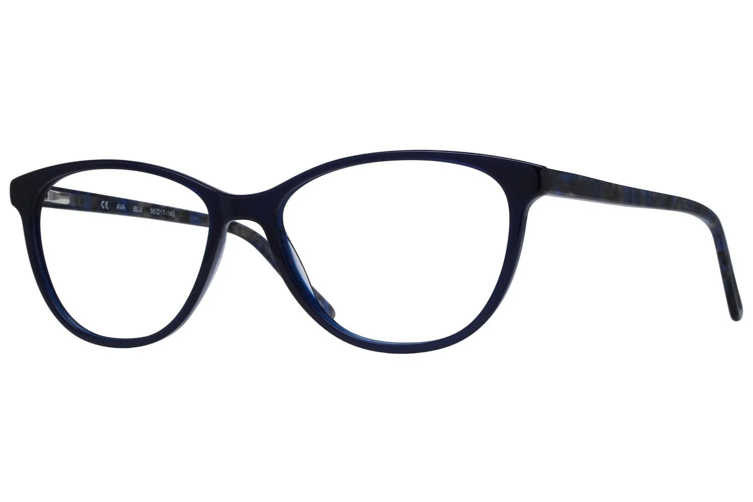 Bloom Optics AVA BLU Eyeglasses Blue 56mm Women