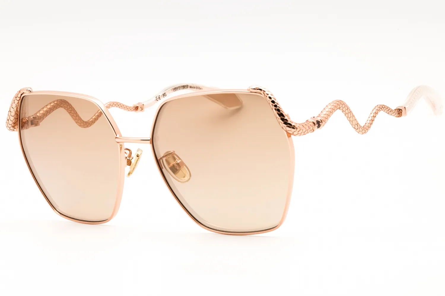 Roberto Cavalli SRC035M 8FCG Sunglasses Shiny Copper Gold 59mm Women