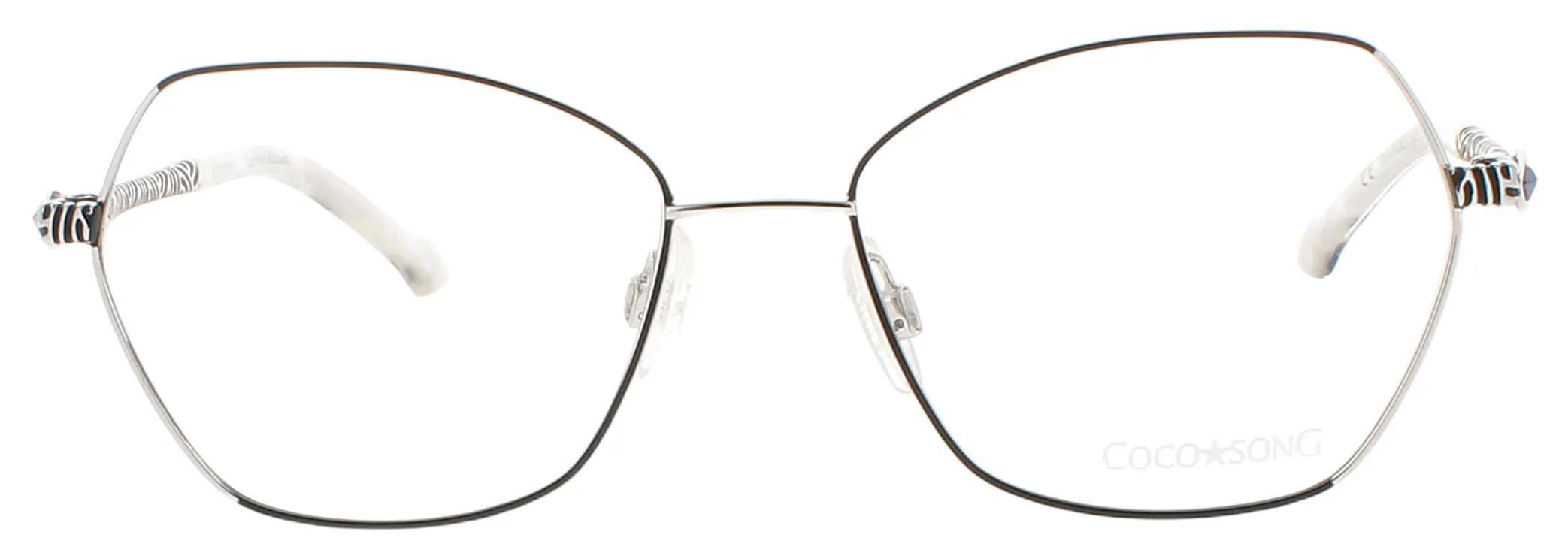 Coco Song BROKEN WINGS C01 Eyeglasses Silver 54mm Women 2