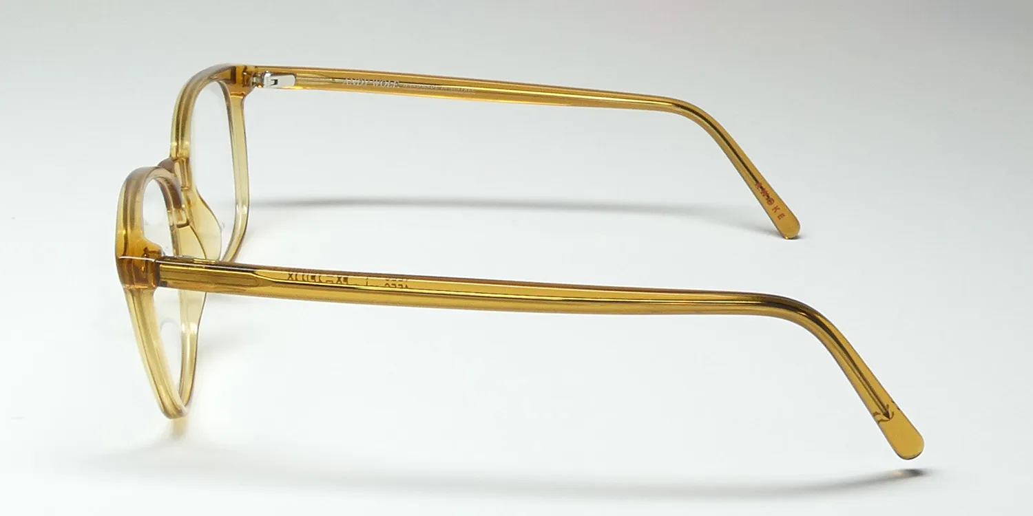 Andy Wolf 4556 q Eyeglasses Brown Crystal 52mm Unisex 4