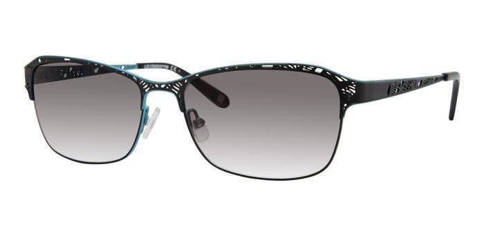 Liz Claiborne L577/S 0ETJ Sunglasses Black Tea 56mm Women