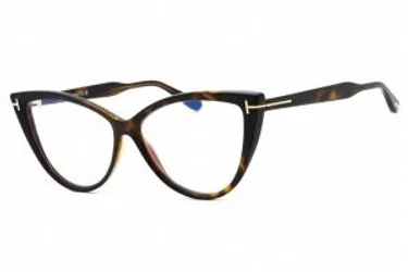 Tom Ford FT5843-B 052 Eyeglasses Dark Havana 56mm