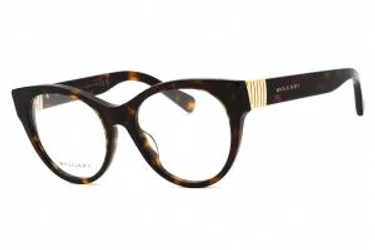 Bvlgari BV50048I TUBOGAS 052 Eyeglasses Dark Havana 52mm