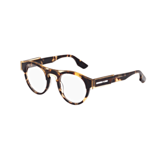 McQ MQ 0005O 004 Eyeglasses Brown 45mm Women