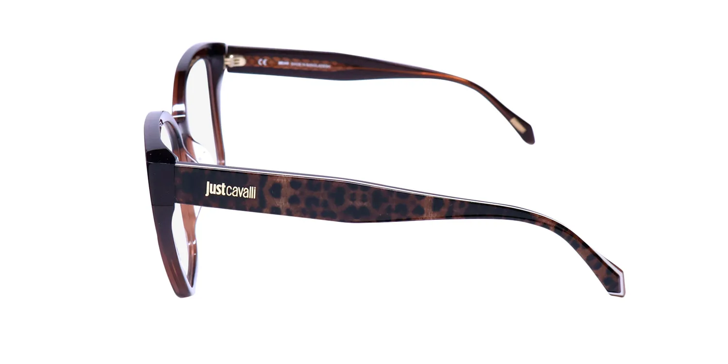 Just Cavalli Vjv005 0aak Eyeglasses Transparent Brown 56mm 4