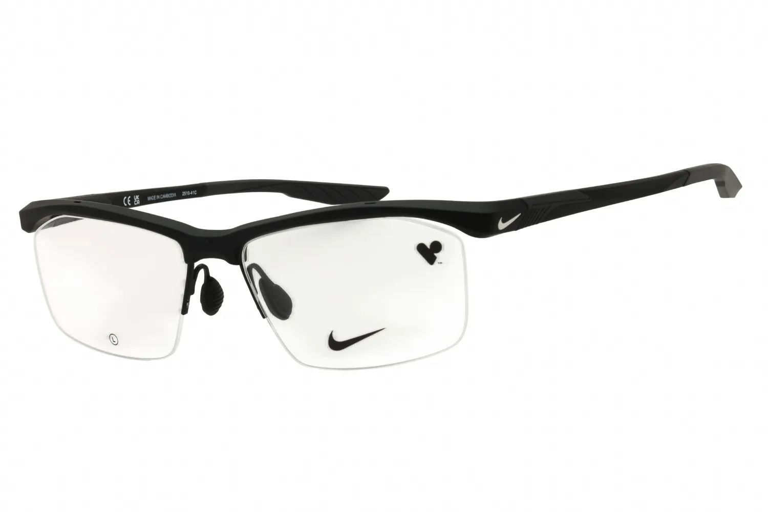 Nike NIKE 7402N 001 Eyeglasses Matte Black 56mm Men