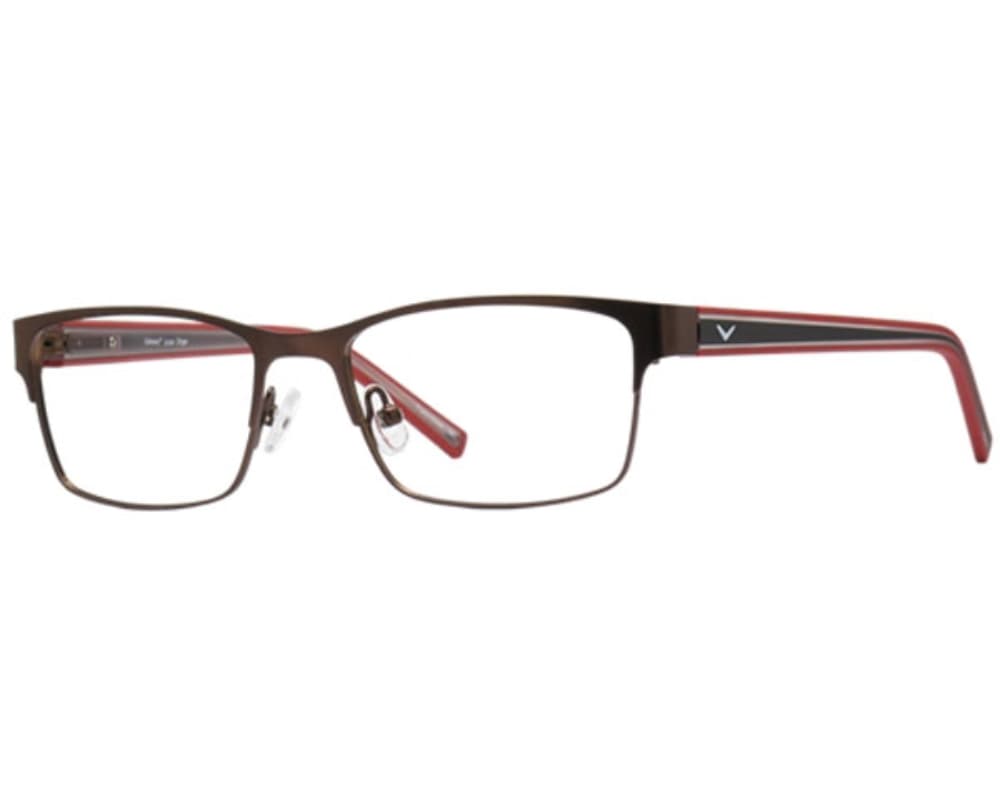 Callaway Junior Zinger Eyeglasses Brown Red 49mm Kids