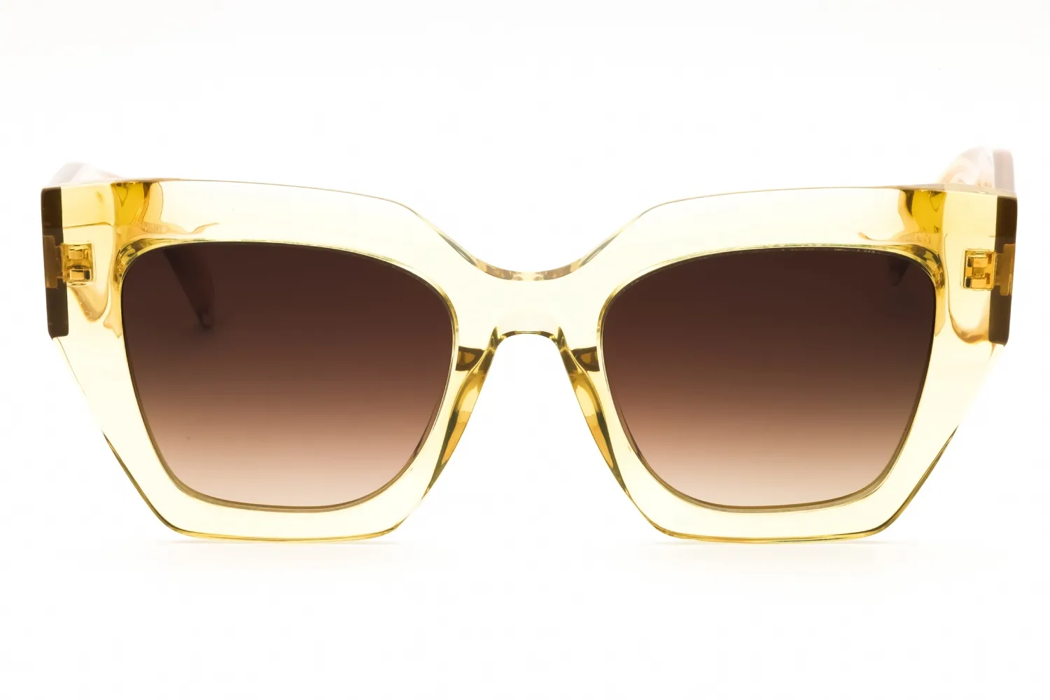 Tous STOC37V 0846 Sunglasses Transparent Soy Yellow Women 2