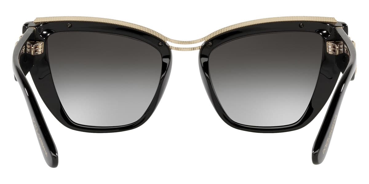 Dolce & Gabbana DG6144 5018G Sunglasses Black 54mm Unisex 4