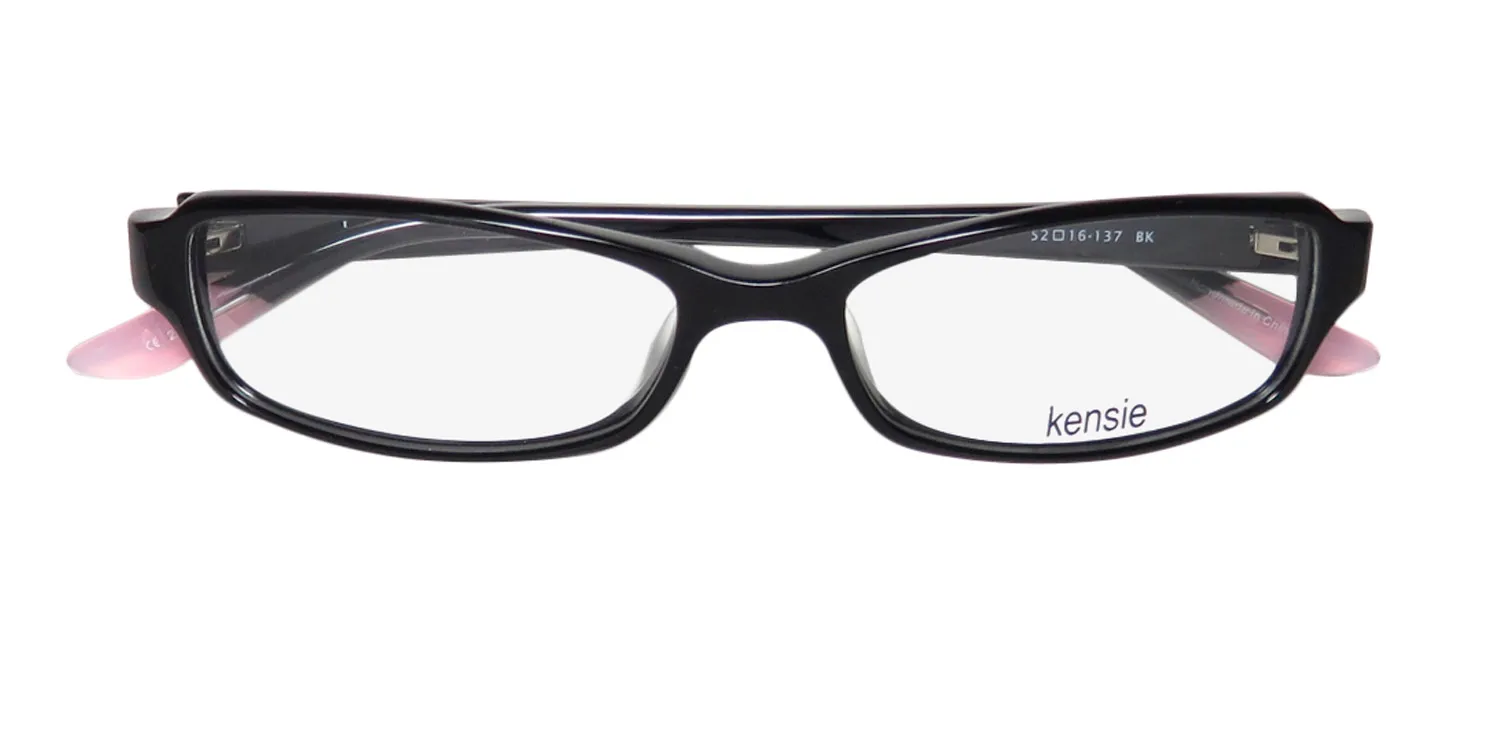 Kensie Float bk Eyeglasses Black 52mm 2