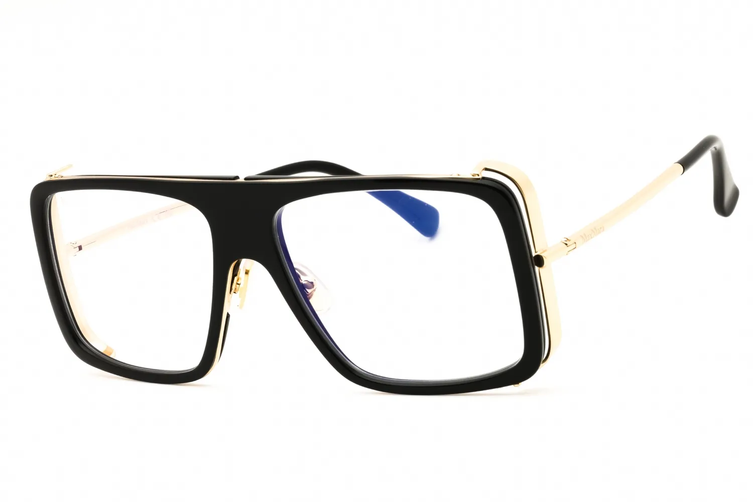 Max Mara MM5172-B 001 Eyeglasses Shiny Black 55mm Unisex
