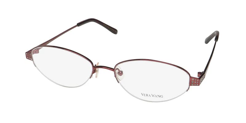 Vera Wang V902 Eyeglasses Burgundy 53mm Women