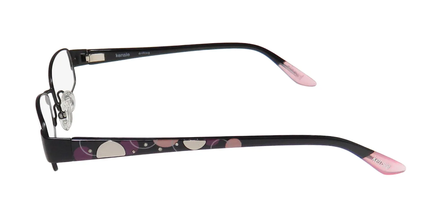 Kensie Drifting bk Eyeglasses Black 51mm 4