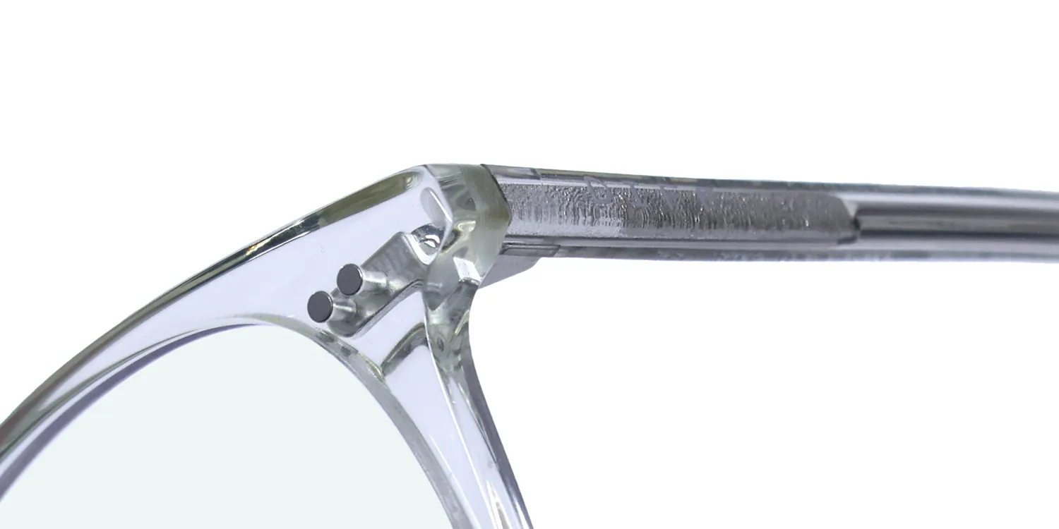 Diff Jaxson Blue Light Lens cl Eyeglasses Crystal Clear 49mm 6