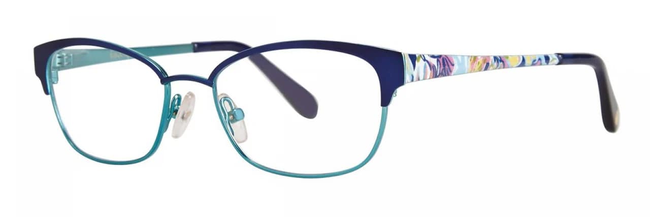 Lilly Pulitzer Morrigan Eyeglasses Navy 47mm Women