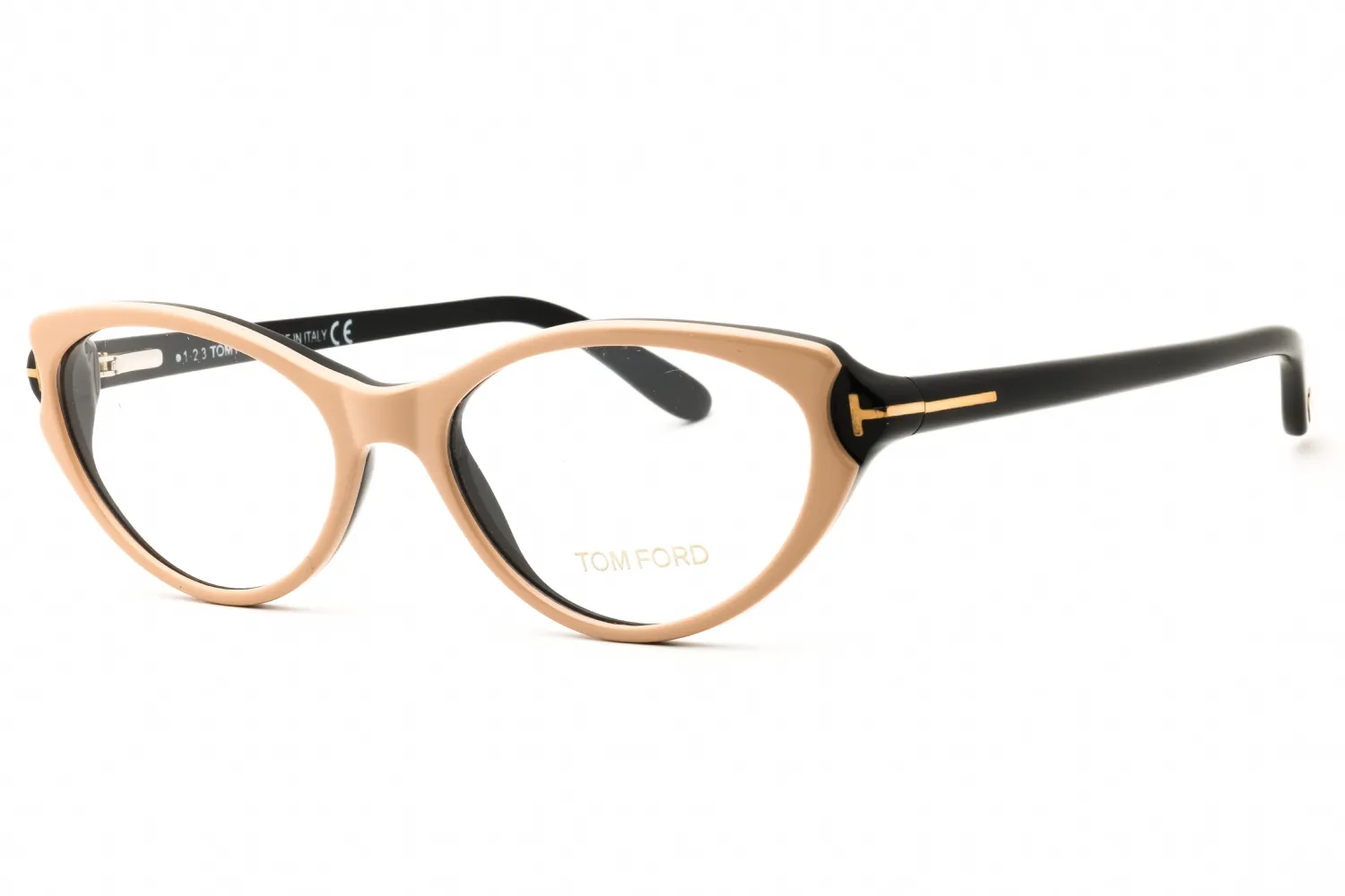 Tom Ford FT5285 074 Eyeglasses Powder Black 53mm Women