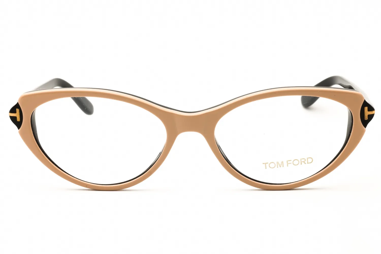 Tom Ford FT5285 074 Eyeglasses Powder Black 53mm Women 2