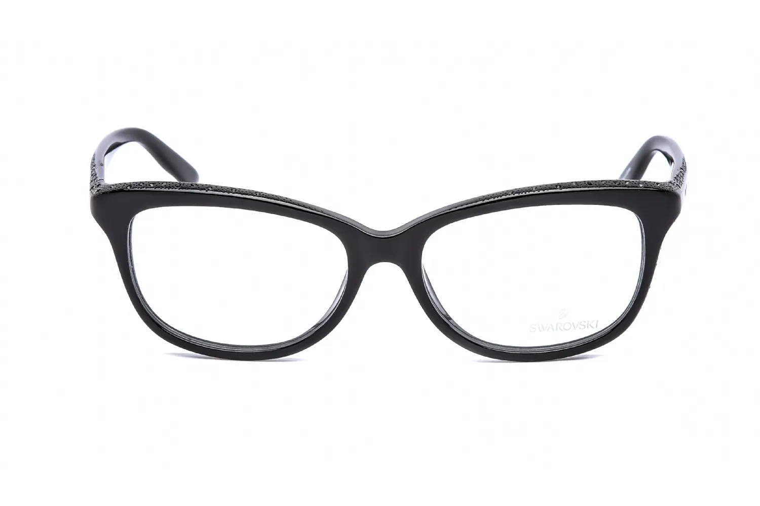 Swarovski SK5100 001 Eyeglasses Shiny Black 54mm Women 2