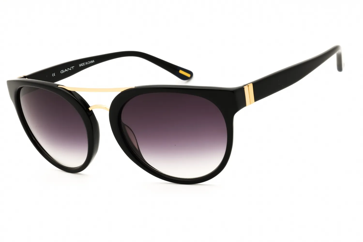 Gant GA8028 01B Sunglasses Shiny Black 55mm Women