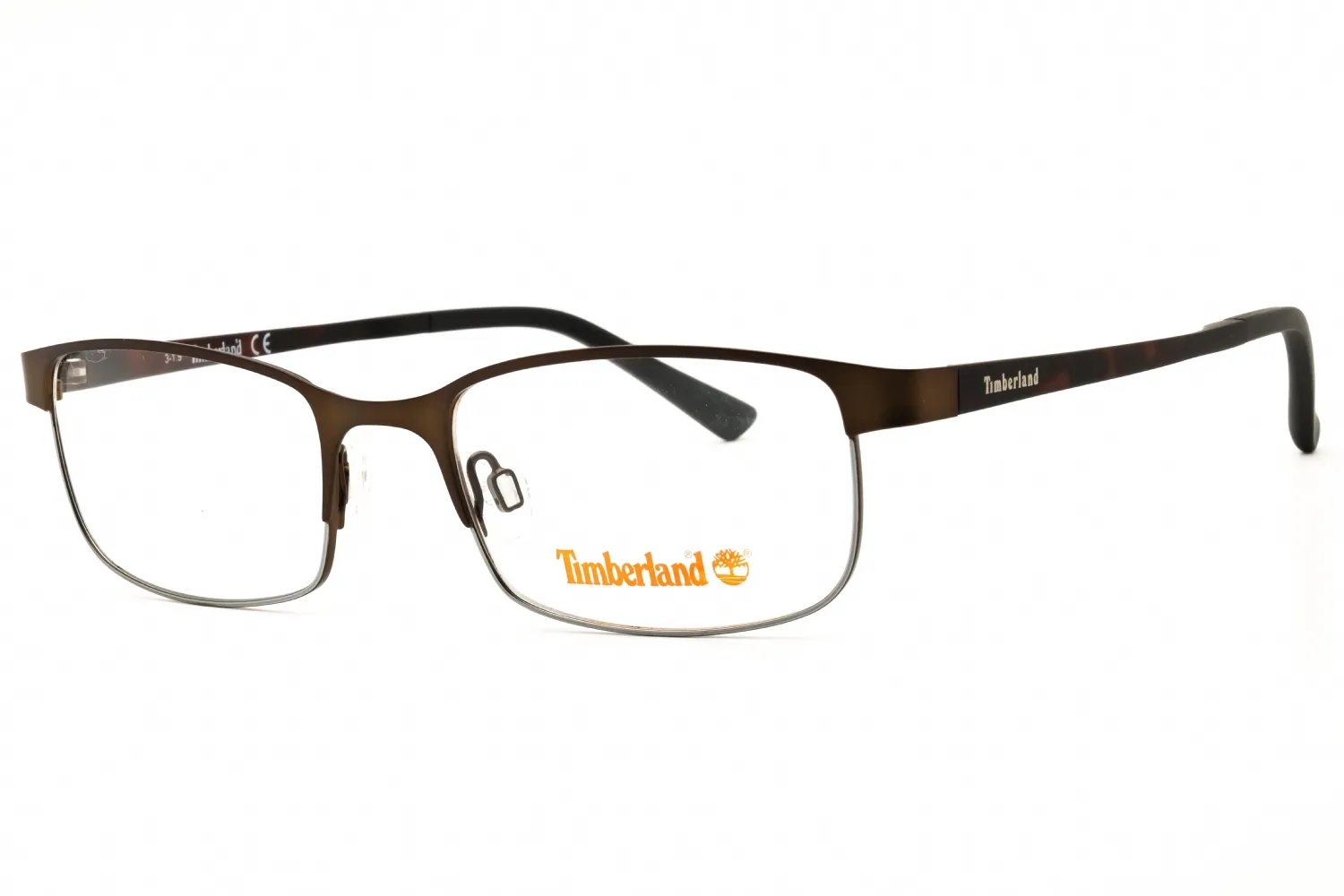 Timberland TB1348 048 Eyeglasses Shiny Dark Brown 53mm Men