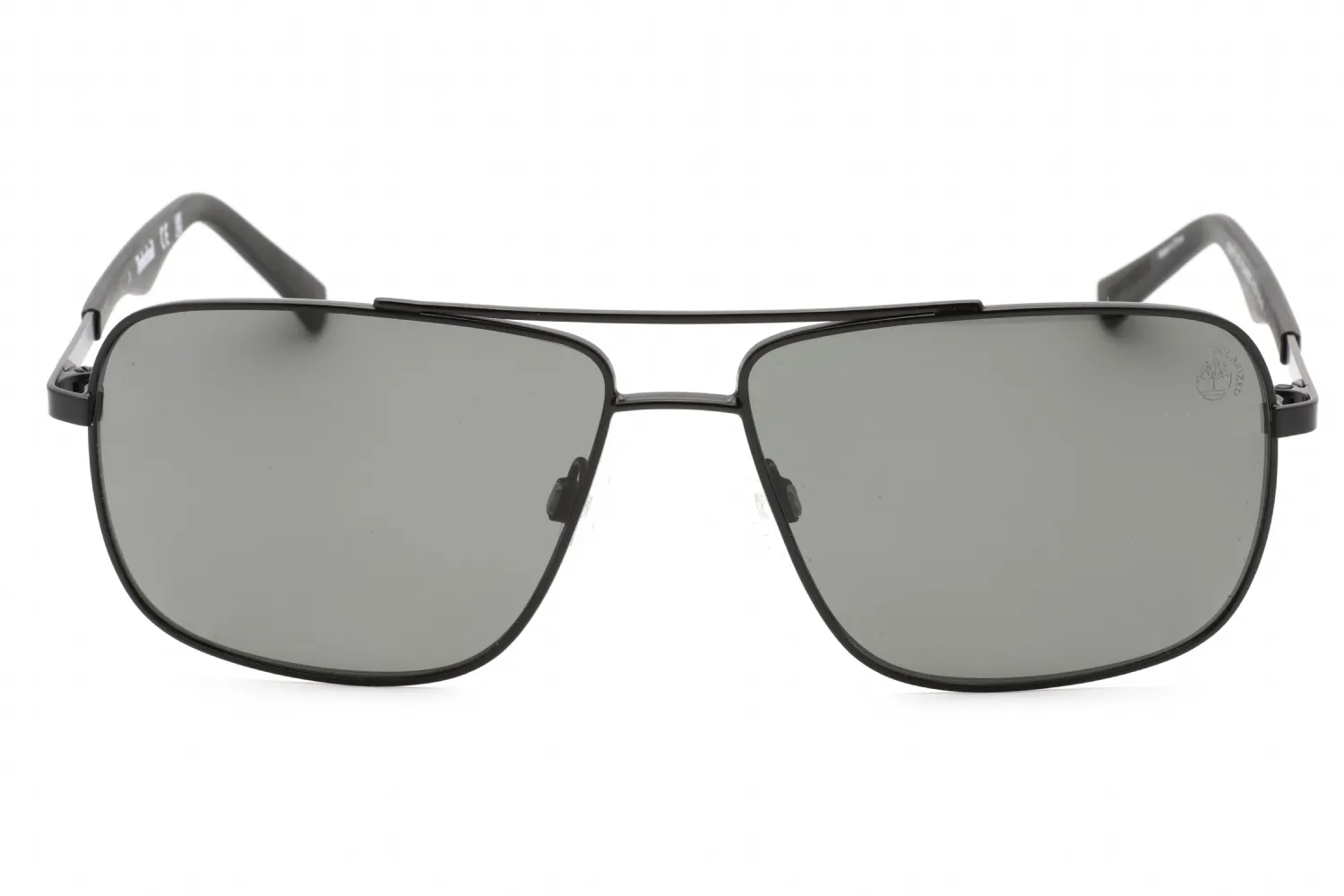 Timberland TB9107 02D Sunglasses Matte Black Smoke Polarized 61mm Men 2