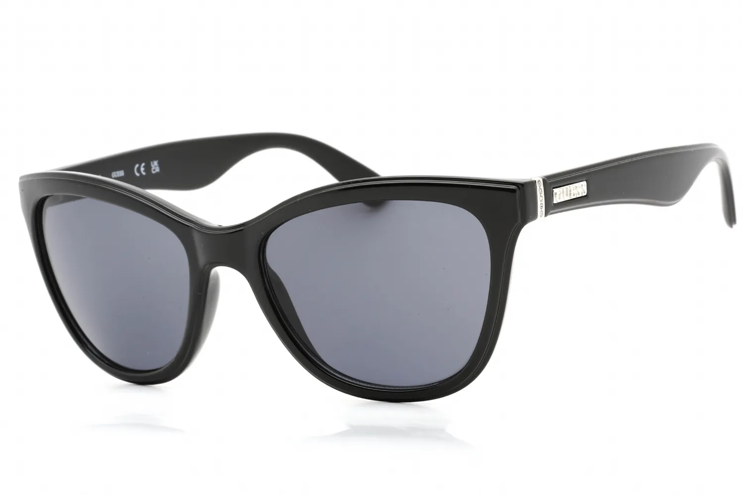 Guess Factory GF0296 01A Sunglasses Shiny Black 56mm Women