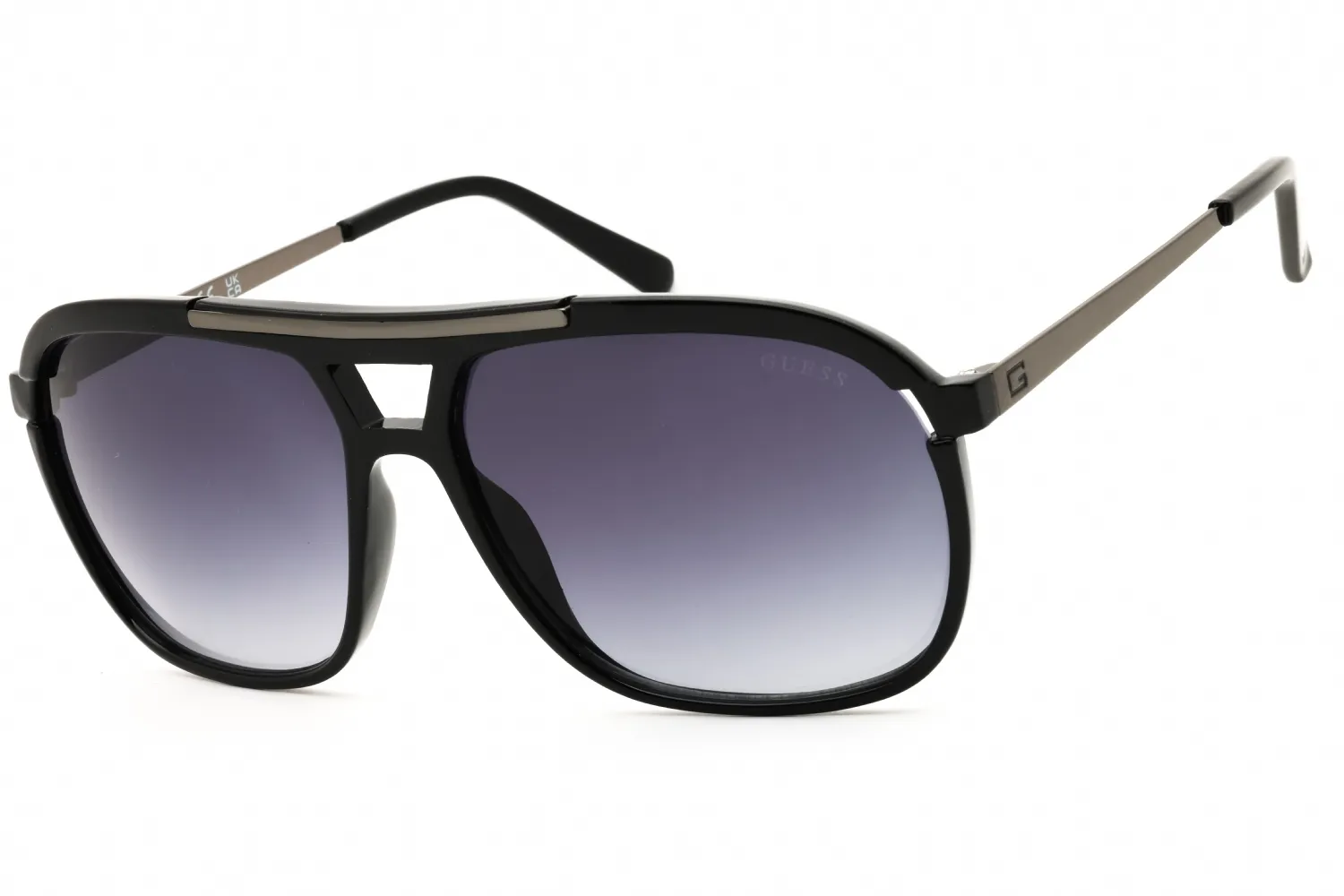 Guess Factory GF5002 01B Sunglasses Shiny Black 59mm Men