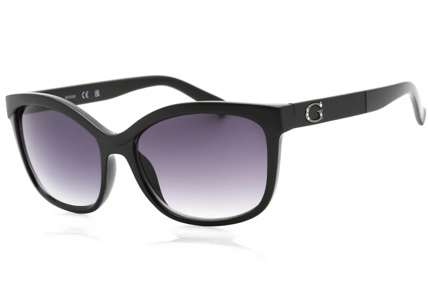 Guess Factory GF0300 01B Sunglasses Shiny Black 57mm Women