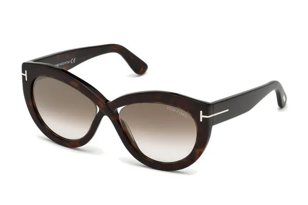 Tom Ford FT0577 52G Sunglasses Dark Havana 56mm Women