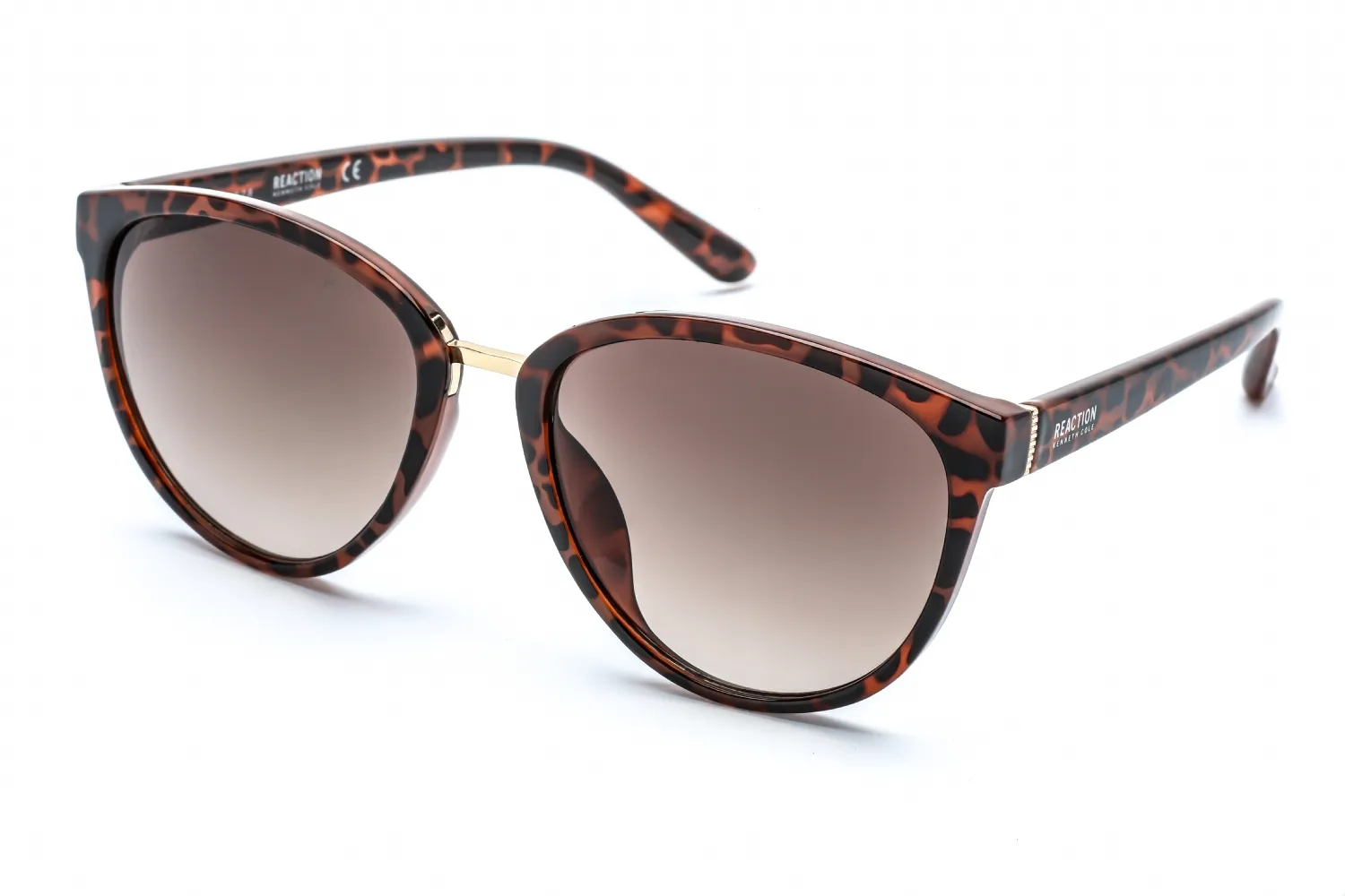 Kenneth Cole Reaction KC1304 52F Sunglasses Brown 57mm Women