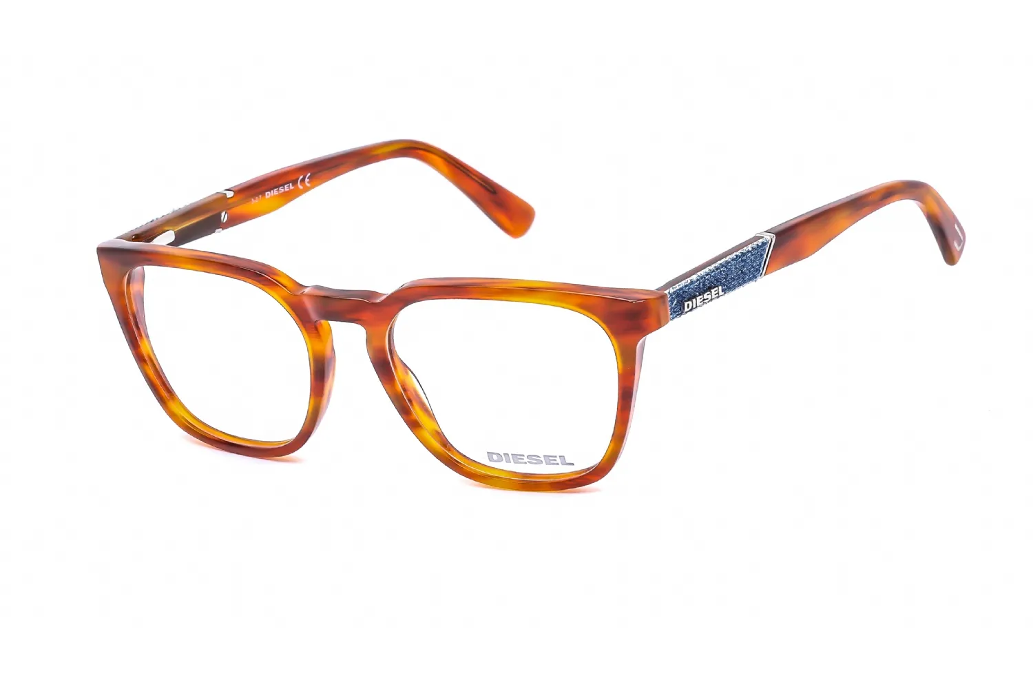 Diesel DL5256 054 Eyeglasses Red Havana 51mm Men