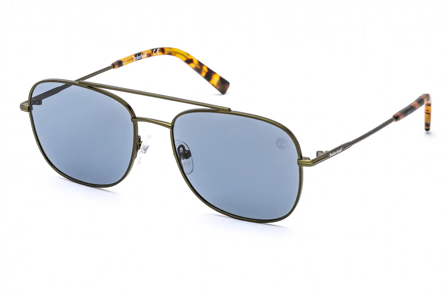 Timberland TB9122 97D Sunglasses Matte Dark Green 55mm Men