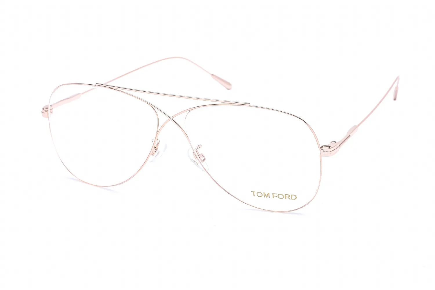 Tom Ford FT5531 028 Eyeglasses Shiny Rose Gold 56mm Unisex