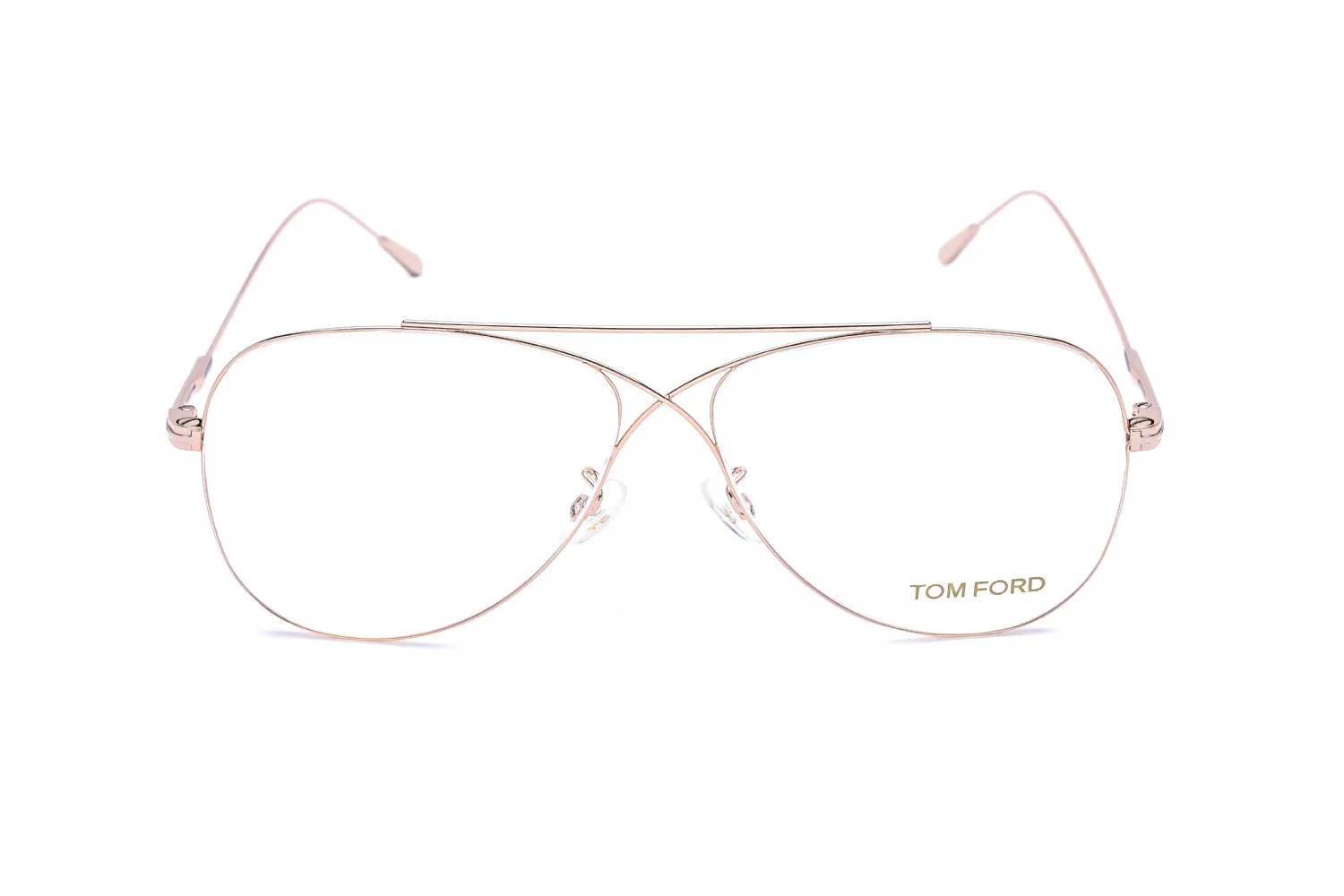 Tom Ford FT5531 028 Eyeglasses Shiny Rose Gold 56mm Unisex 2