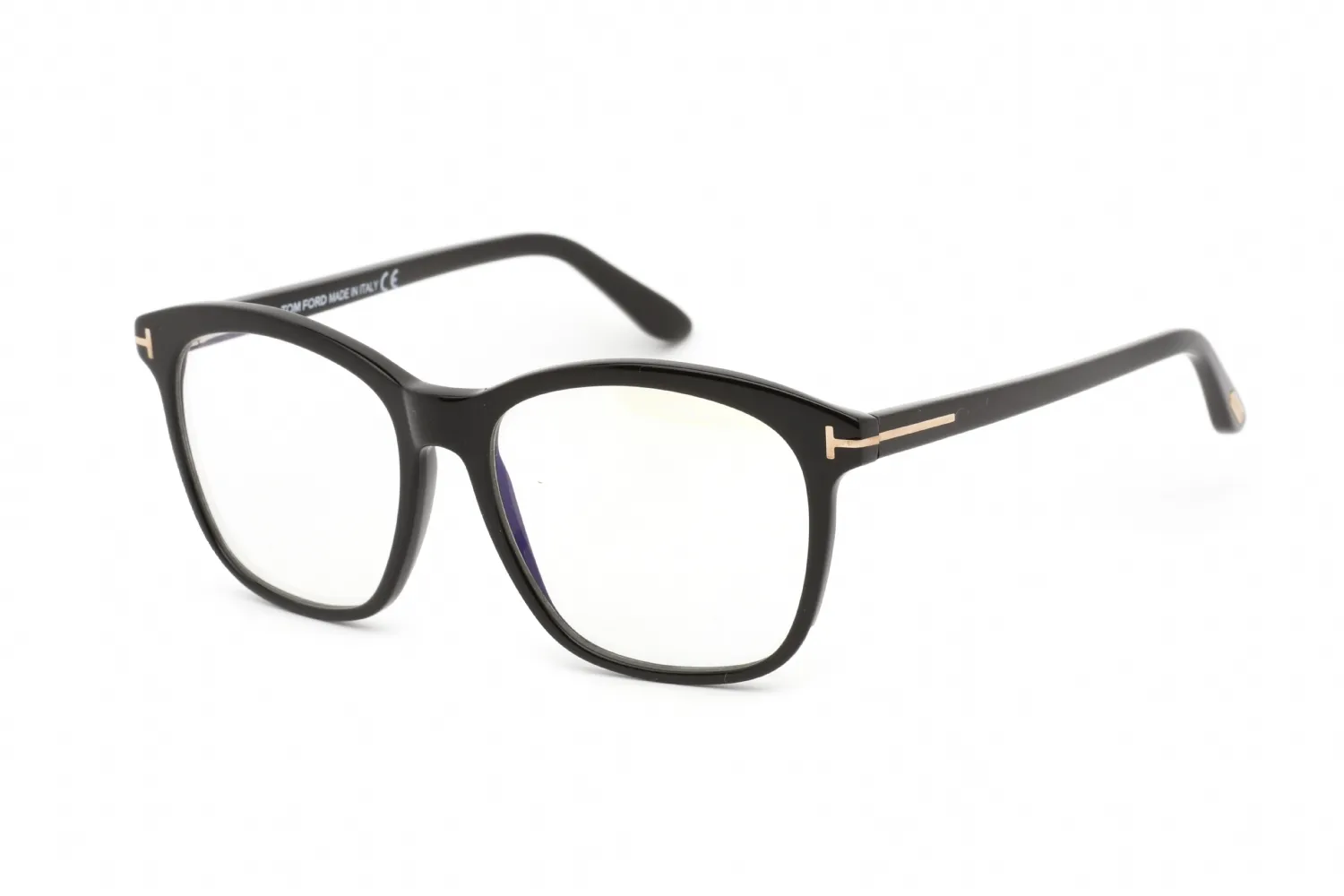 Tom Ford FT5481-B 001 Eyeglasses Shiny Black 54mm Unisex