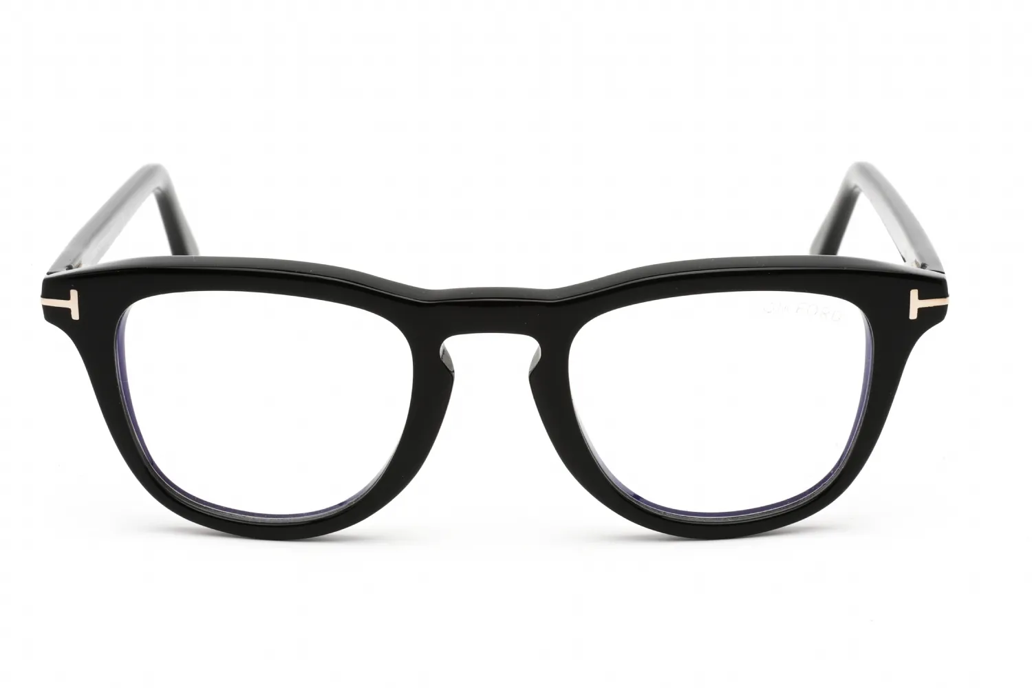 Tom Ford FT5488-B 001 Eyeglasses Shiny Black 49mm Men 2