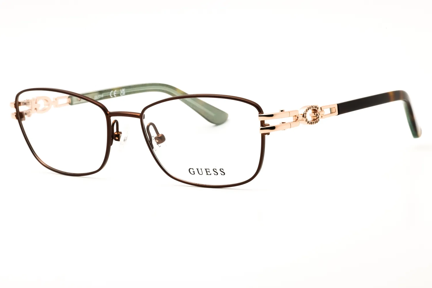 Guess GU2687 049 Eyeglasses Matte Dark Brown 53mm Women