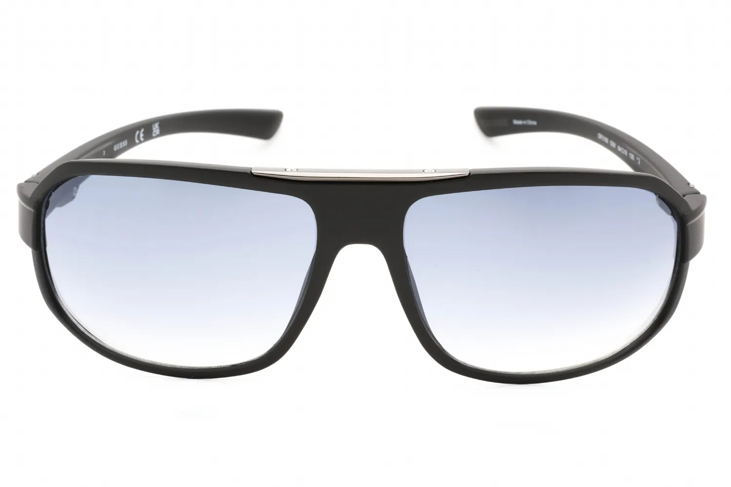 Guess Factory GF0189 02W Sunglasses Matte Black 64mm Men 2